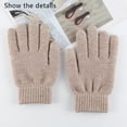 thumbnail image 3 of Women Men Winter Touch Screen Gloves Warm Knit Texting Gloves, 3 of 5