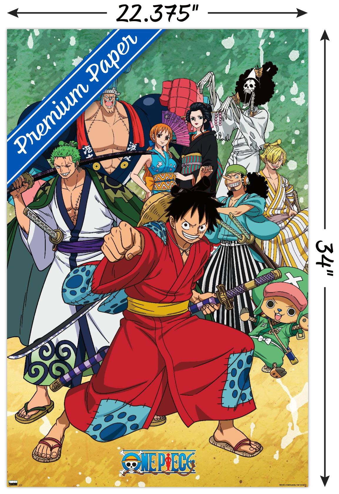 One Piece: Wano Country - Samurai Crew Wall Poster, 22.375