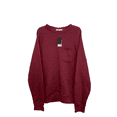thumbnail image 2 of And Now This Men’s Solid Fleece Sweatshirts, Burgundy, Large, 2 of 5