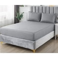 thumbnail image 2 of King Size Sheets set, Ultra soft Checkered Sheets set (Fitted sheet, King Flat Sheet, 2 Pillowcases), 2 of 7