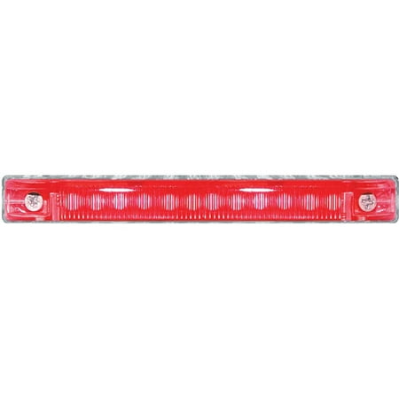 

SeaSense 6 Multi-Purpose 12 LED Utility Strip Light Chrome Bezel Red