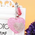 thumbnail image 3 of Becaristey Keychain Multipurpose Earring Decorations Daily Use Keyring Craftsmanship Girl Accessories Exquisite Women Pendent Pink Large Size 1Set, 3 of 6