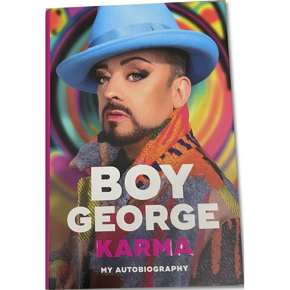 Boy George Signed Autographed Book Karma My Autobiogrophy JSA