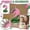 B, variant on 1-Piece Pink & Green Crown Number Birthday Candle with Glitter, Cake Topper for Royal & Elegant Parties Number 1