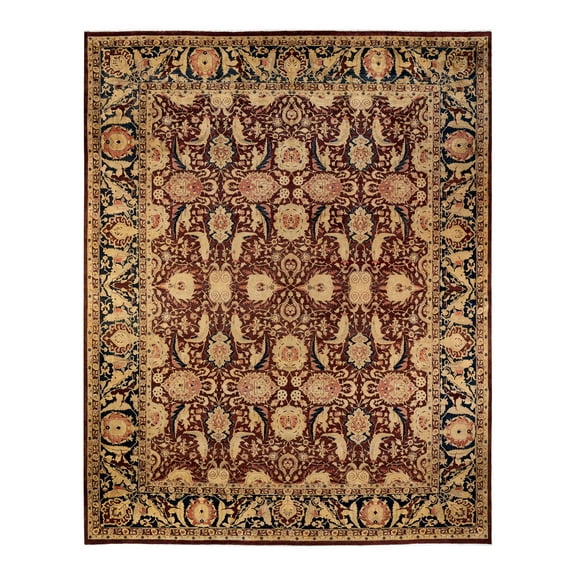 Mogul, One-of-a-Kind Hand-Knotted Area Rug - Red, 12' 2" x 15' 5"