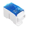 thumbnail image 2 of Rail 1 Pack 6 Positions Screw Terminal Strip Blocks With Cover Junction Box Branch Box Din Rail Terminal Block Wire Box Cabinet Wire Splitter Connector UKK80A, 2 of 7