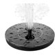 thumbnail image 1 of Bomba de fuente solar, Kit de panel solar de jardín redondo Bomba de agua para estanques, fuentes, baños para pájaros, decoración de jardín, circulación de agua, no requiere electricidad, 1 of 5