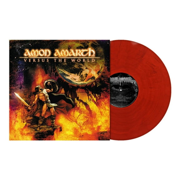 Amon Amarth Versus The World (Limited Edition, Crimson Red Marbled Vinyl) Records & LPs