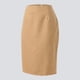 thumbnail image 3 of Falda midi de cuadros de cintura alta para mujer - Largo hasta la rodilla, ajustada y con abertura - Ropa informal de oficina para otoño/invierno (S-XXL), 3 of 7