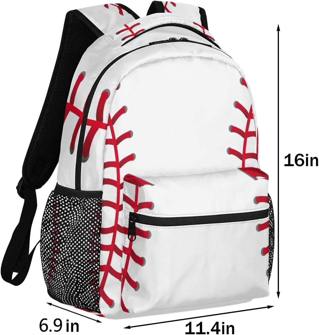 Baseball Sport Backpack School Bookbag for Kids Boys Girl, Softball Backpacks Book Bag Travel Hiking Camping Daypack