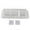 White, variant on BIMZUC Metal Wire 3 Grids Hanging Basket Wall Mount Storage Organizer with Slanted Opening for Bathroom Kitchen Pantry Laundry Room, White (15 x 3.9 x 5.9 in / 38 x 10 x 15 cm)