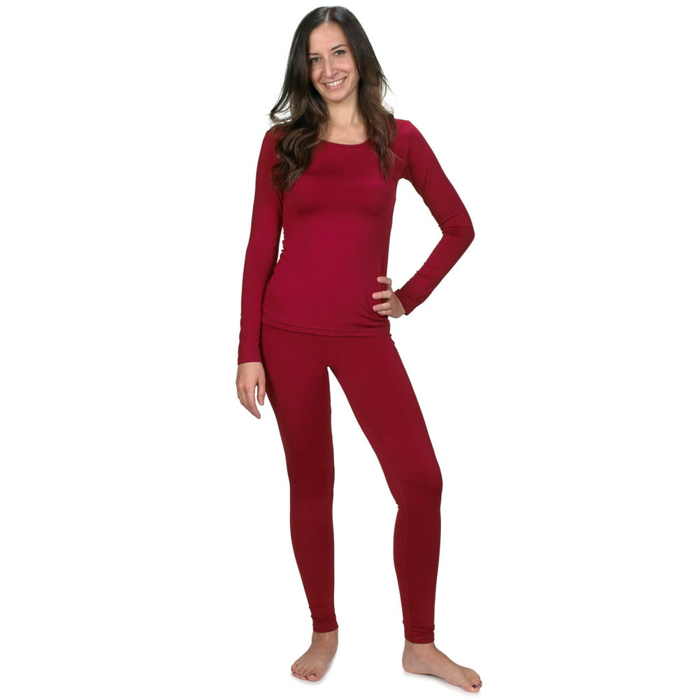 Gilbin's - Women's Ultra Soft Thermal Underwear Long Johns Set with ...
