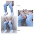 thumbnail image 3 of Pantalones De Pana Pantalones De Hombre Cálidos Y Suaves De Color Sólido De Moda De Ajuste Suelto Informal para Otoño Azul L, 3 of 4