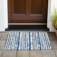 thumbnail image 6 of Addison Rugs Chantille Indoor/Outdoor Transitional Stripes Navy Washable Rectangle Rug, 1'8" x 2'6", 6 of 6