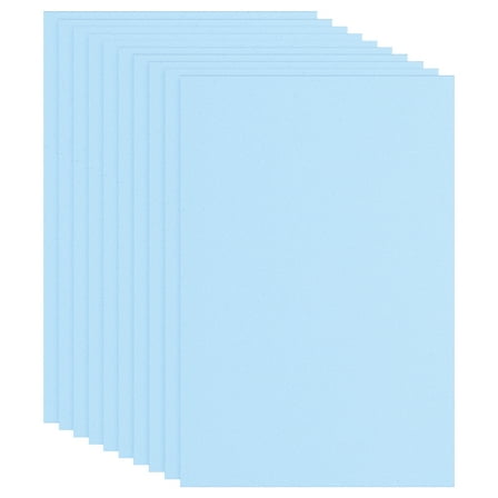 Uxcell 10 Pcs Light Blue EVA Foam Sheet, 12 x 8 Inch 2mm Thick Foam Sheets for Crafts DIY Project, 30 x 20cm