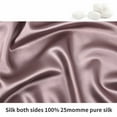 thumbnail image 6 of REGALWOVEN 25 Momme Silk Pillowcase Standard Silk Pillow Cover, Mauve, 20"x26", 6 of 7