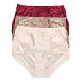 thumbnail image 1 of Women's Bali DFDBB3 Double Support Brief Panty - 3 Pack (Buff/Blush/DeepCerise 9), 1 of 4