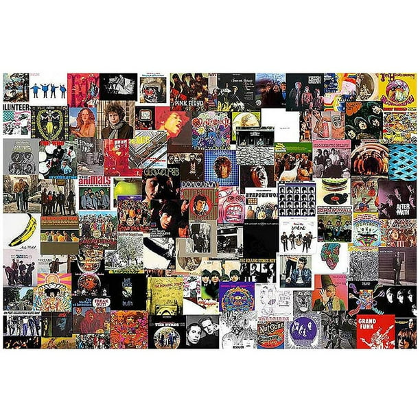 Rock Albums - Rompecabezas De 1000 Piezas, Póster Único, Piezas De Rompecabezas Para Adultos Y Adolescentes Vogacara FN005598-00