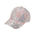 thumbnail image 4 of Gorra de béisbol de encaje con bordado Floral para mujer, sombreros de playa ajustables, broche cómodo Rosa Yuyangstore Gorra de béisbol, 4 of 8