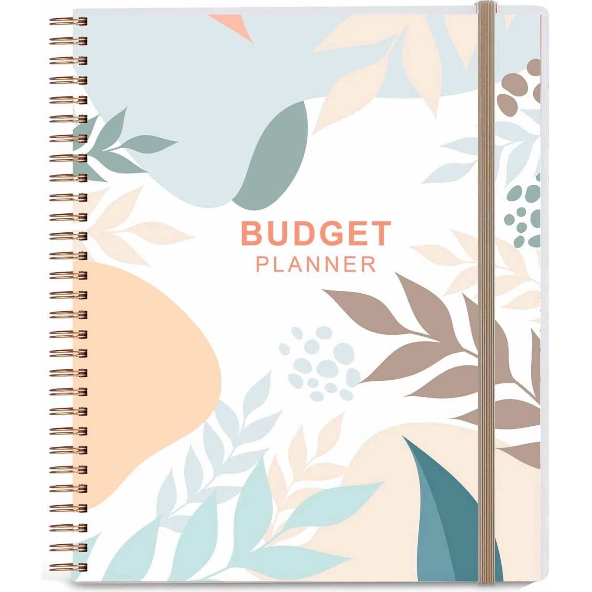 Budget Planner & Monthly Bill Organizer with Pockets. Expense Notebook, Budgeting Journal and Financial Planner Budget Book to Control Your , PP Cover, 8" x 9.5" - Twig Budget Planners