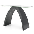thumbnail image 5 of Furniture of America Maore Glass Top 3-Piece Coffee Table Set, Gray, 5 of 10