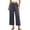Gray, variant on Bovxnpu Womens Pajama Pants Sleep Loungewear Bottoms Loungewear Pants Summer Cotton Wide Leg Loose Draped Sleepwear