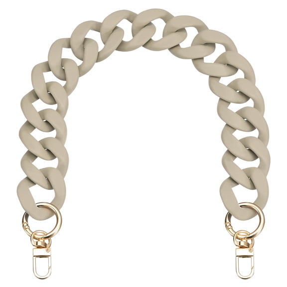 17.7" Acrylic Purse Chain Strap for Handle Shoulder Crossbody Handbag Bag Replacement, Brown