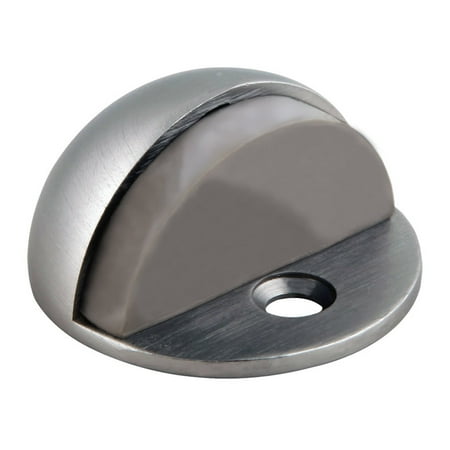 Design House 204735 Floor Mounted Dome Door Stop, Satin Nickel