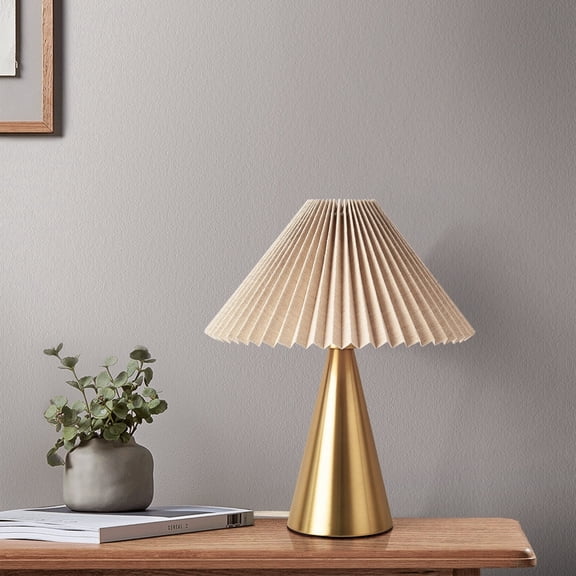 Matte Black Rattan Table Lamp, Modern Wicker Bedside Lamp for Bedroom Small Spaces Living Room Home Office