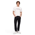 thumbnail image 2 of Camiseta Tommy Hilfiger de algodón blanco con rayas en el pecho para hombre, 2 of 4