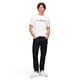 thumbnail image 2 of Camiseta Tommy Hilfiger de algodón blanco con rayas en el pecho para hombre, 2 of 4