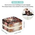 thumbnail image 5 of Floral Animal Travel Portable Square Display Case: Earring and Necklace Organizer - Ideal for Girls and Women, 5 of 6