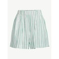 thumbnail image 4 of Scoop Women's Linen Blend Pull-On Skort, 4 of 5
