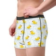 thumbnail image 2 of Honeii Yellow Rubber Duck Print Mens Boxer Briefs Breathable,Boxer Brief for Men, Moisture-Wicking Underwear-Medium, 2 of 5
