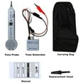 thumbnail image 4 of Tone Generator Kit,Wire Tracer Circuit Tester,200EP High Accuracy Cable Toner Detector Finder Tester,Inductive Amplifier, 4 of 7