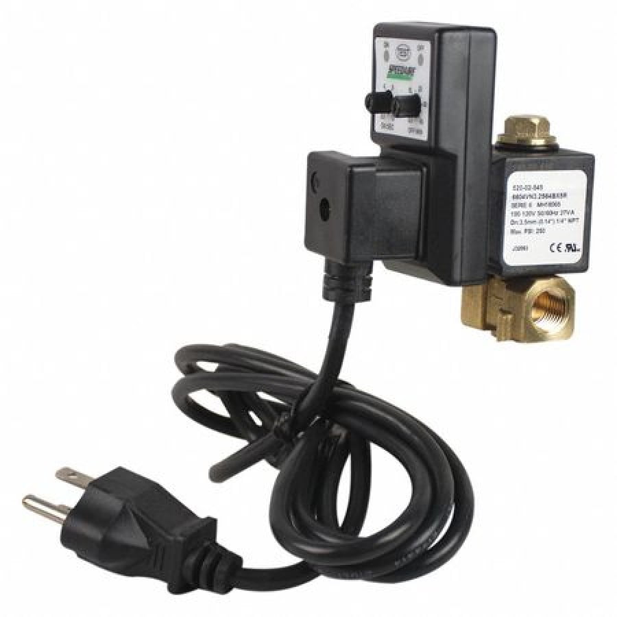SPEEDAIRE 13X528 Auto Drain Valve, 100120V, 1/2 In., Amps AC 0.3 A