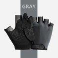 thumbnail image 1 of Profesional gimnasio Fitness transpirable antideslizante mujeres hombres medio dedo verano pesca ciclismo guantes sin dedos mujer bicicleta Deng Xun unisex, 1 of 2