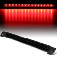 thumbnail image 5 of DNA Motoring 3BL-NP00-LED-BK-SM For 2001 to 2004 Nissan Pathfinder Infiniti QX4 Full LED Third 3rd Tail Brake Light Stop Lamp Tinted 02 03, 5 of 5