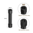 thumbnail image 2 of Uxcell Hex Aluminium Standoff Column Spacer,Standoffs Hexagonal Spacers M3x30mm,for RC Airplane,CNC,Black,Pack of 5, 2 of 5