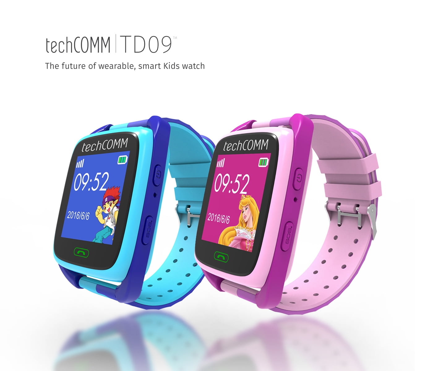 TechComm TD-09 Kids Smart Watch with 