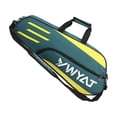 thumbnail image 2 of pitrice Badminton Racquet Bag Outdoor Sport Bag Carrying Bag Zipper Racket Closure Green Yellow 72x11x16cm, 2 of 4