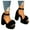 Black, variant on Women High Heel Platform Sandals Ankle Strap Open Toe Fashion Pumps Prom Party Dress Shoes