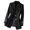 Black, variant on Women's Blazer Women's Suit Jacket Long Sleeve Solid Color Lapel for Work Office Casual - Stylish Comfortable Women's Blazer