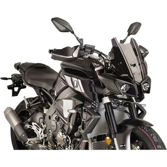 PUIG 8917F Racing Windscreen - Dark Smoke (Tinted)