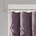 thumbnail image 2 of Madison Park Plum Shower Curtain, Faux Satin Bath Curtain with 12 Button Holes, Lightweight Bathroom Curtain Decor, 72x72", 2 of 4