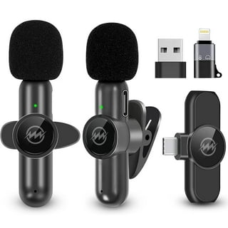 Microphone sans fil pour smartphones compatible avec iphone lightning