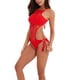 thumbnail image 3 of Vestido de playa mujer con encaje rojo XL, 3 of 4