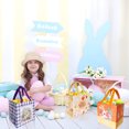 thumbnail image 5 of Easter Bags Party Supplies Egg Hunt Gift Bags Bunny Bags with Handles Non-Woven Easter Treat Bags for Egg Hunt Game 12Pc, 5 of 6