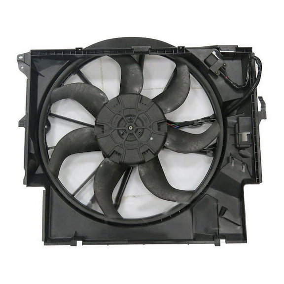 Radiator Fan Assembly - Compatible with 2009 - 2011 BMW 335i xDrive 2010
