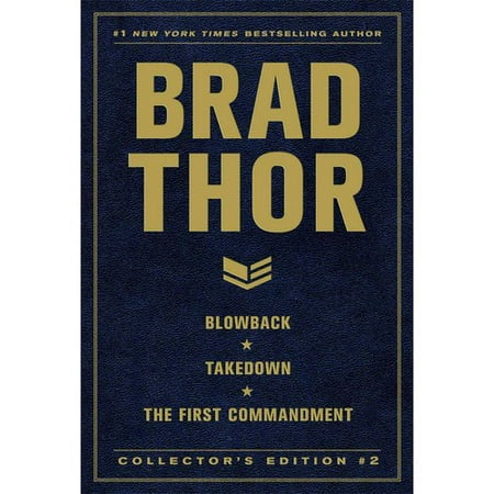 Brad Thor Collector S Edition 2 Blowback Takedown The First Commandment Walmart Com